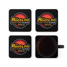 Load image into Gallery viewer, TheRoots.FM Corkwood Coaster Set
